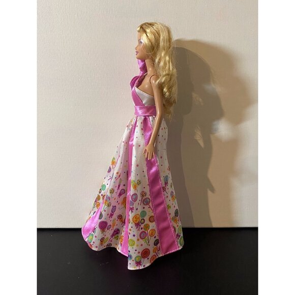 2010 Happy Birthday Barbie in original Lolipop dress no crown - Picture 3 of 8